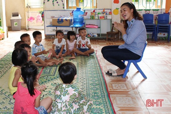 Hà Tĩnh tiếp tục duy trì tổng số giáo viên mầm non hợp đồng